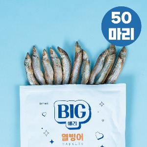 [동결건조] BIG헤리 열빙어 (50마리) 300g